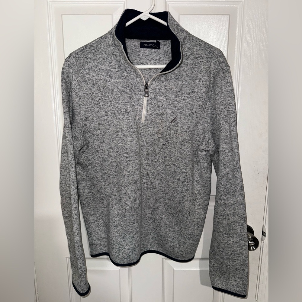 Nautica Gray Knitted Sweater